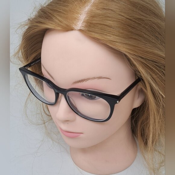 Saint Laurent Paris Women's Glasses Frames Black Square SL 38 001 52-16-140 - Picture 5 of 16